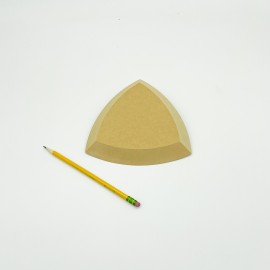 Spherical Triangle 6.5 inch Pottery Form by GR Pottery Forms Spherical Triangle 6.5 inch Pottery Form by GR Pottery Forms